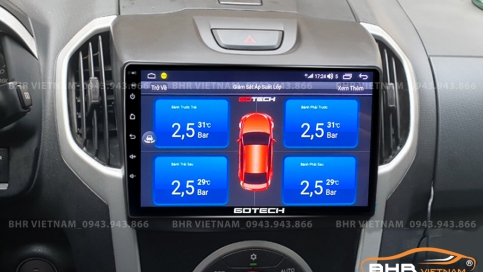 Màn hình DVD Android xe Chevrolet Colorado 2011 - 2015 | Gotech GT8 